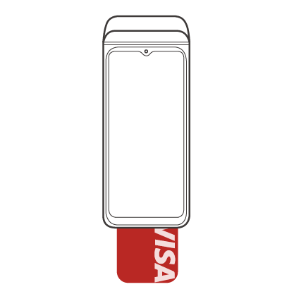 Pagamento com chip EMV e PIN